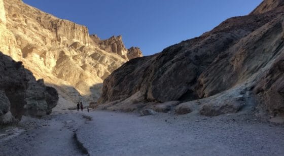 Golden Canyon hike in Death Valley